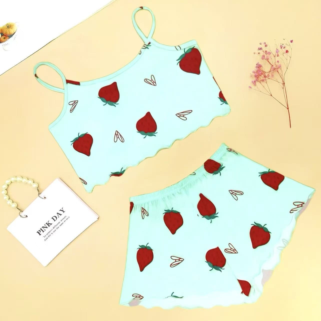Xiyin Pajamas Women's Summer Camisole Shorts Milk Silk Homewear Factory Direct