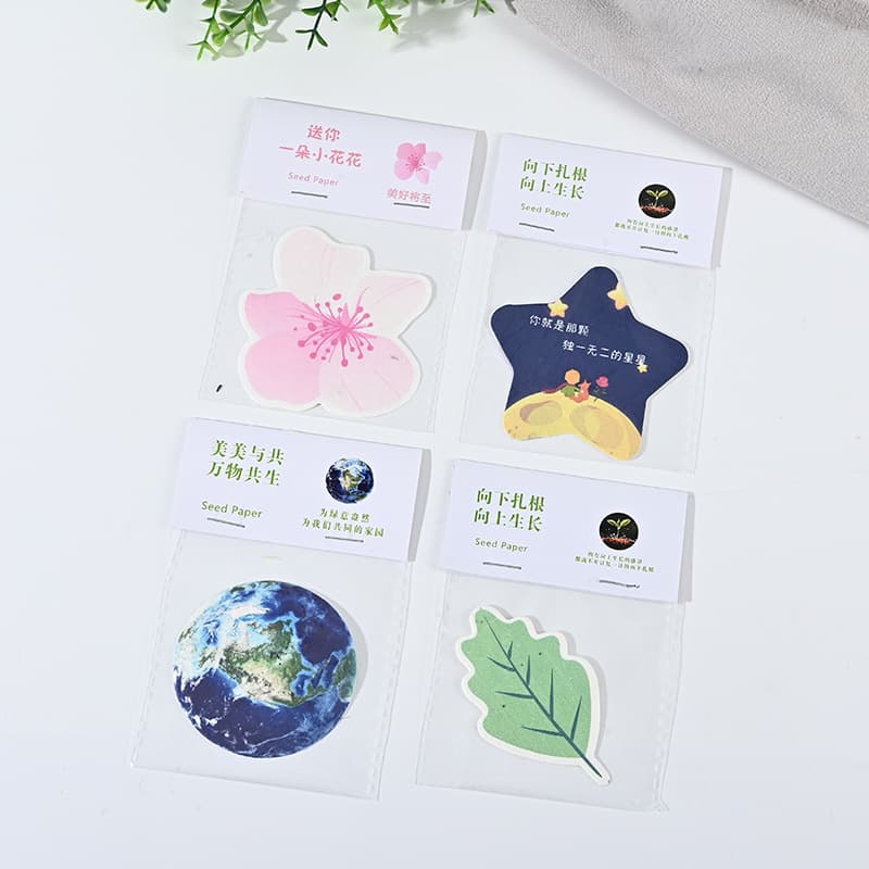 In-Stock Seed Sprouting Paper Admission Tickets Festival Creative Invitations Eco-Friendly Postcards Specialty Paper