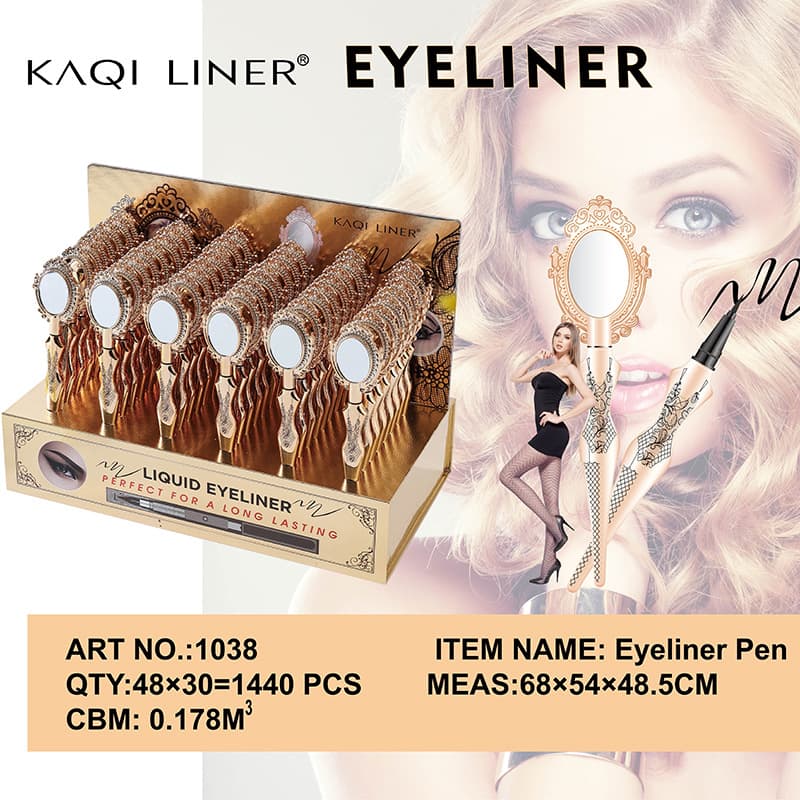 Yiwu foreign trade mirror eyeliner pen custom display box makeup material filling OEM Eyeliner cosmetics