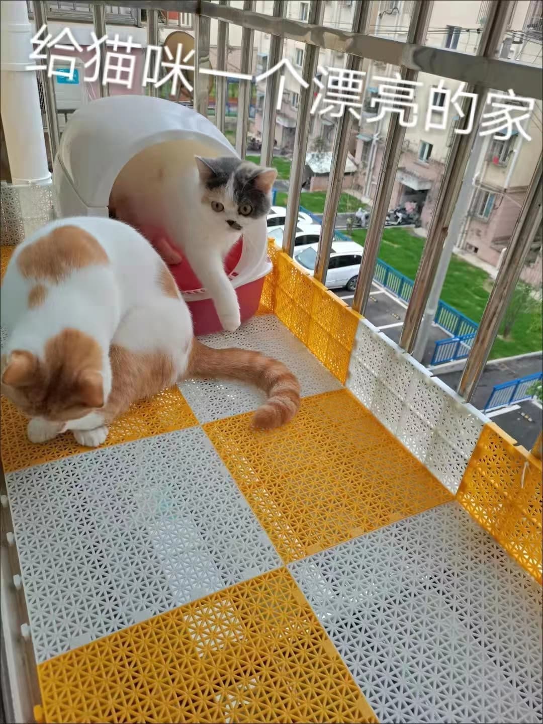 Anti-Theft Window Pad, Balcony Protective Net, Fall Arrest Splice Guardrail, Succulent Pot Leak-Proof Net, Flower Stand Plastic Pad