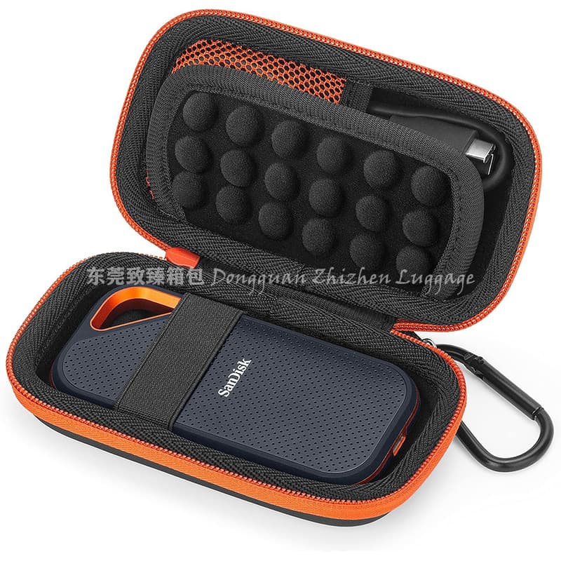 Compatible with SanDisk E80 Portable SSD Storage Case, for SanDisk E30/E60/E81 Hard Drive Shockproof Compression-resistant Protective Box