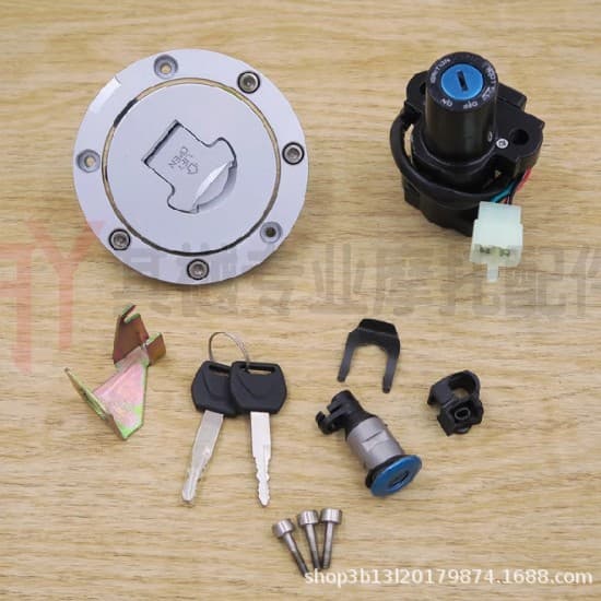 Compatible with Honda CBR600RR F5 07-16 CBR1000RR 08-16 Ignition Lock Fuel Cap Lock Set