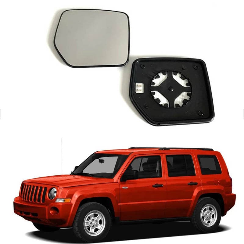 Compatible with 2007-2017 Jeep Patriot Heated Side Mirror Glass Rear View Mirror