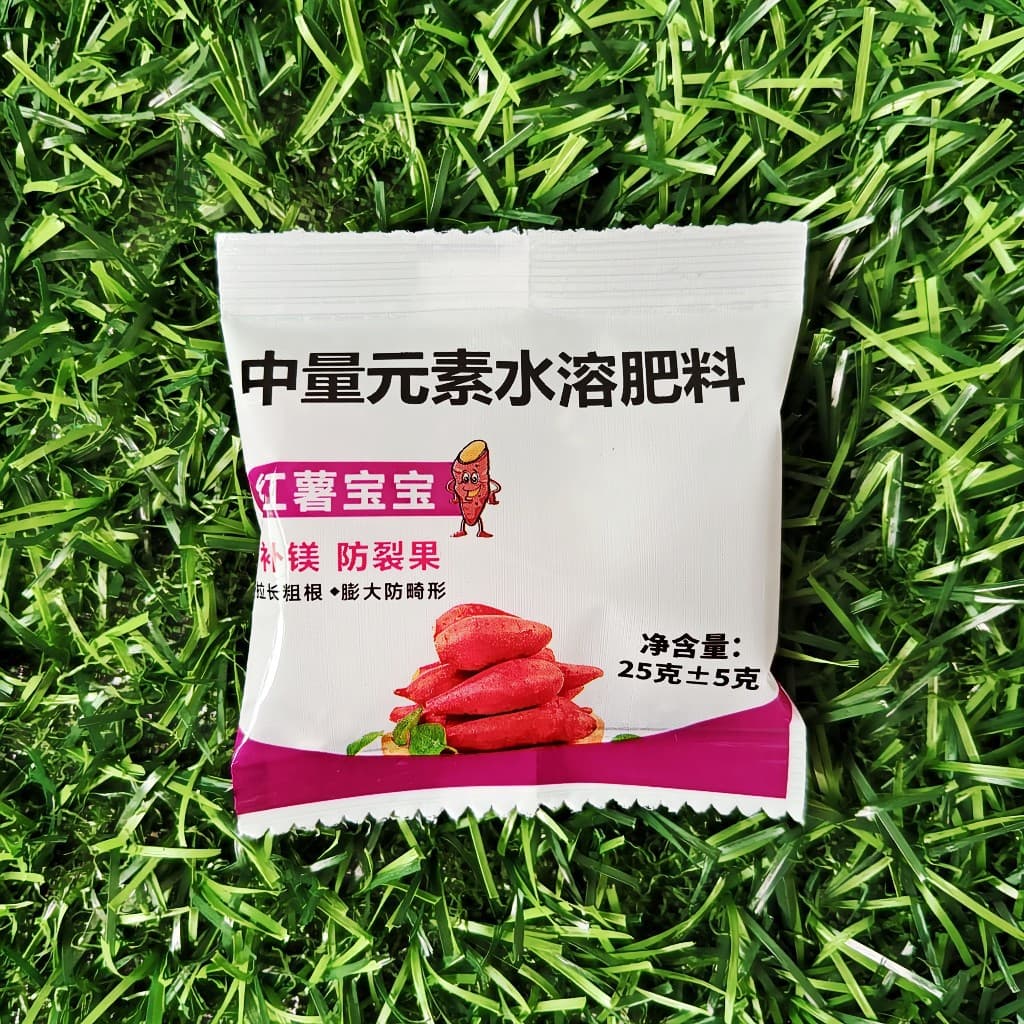 Sweet Potato Medium Element Water-Soluble Foliar Fertilizer, Prevents Cracking, Calcium and Magnesium Supplement, Water-Soluble Fertilizer for Sweet Potatoes