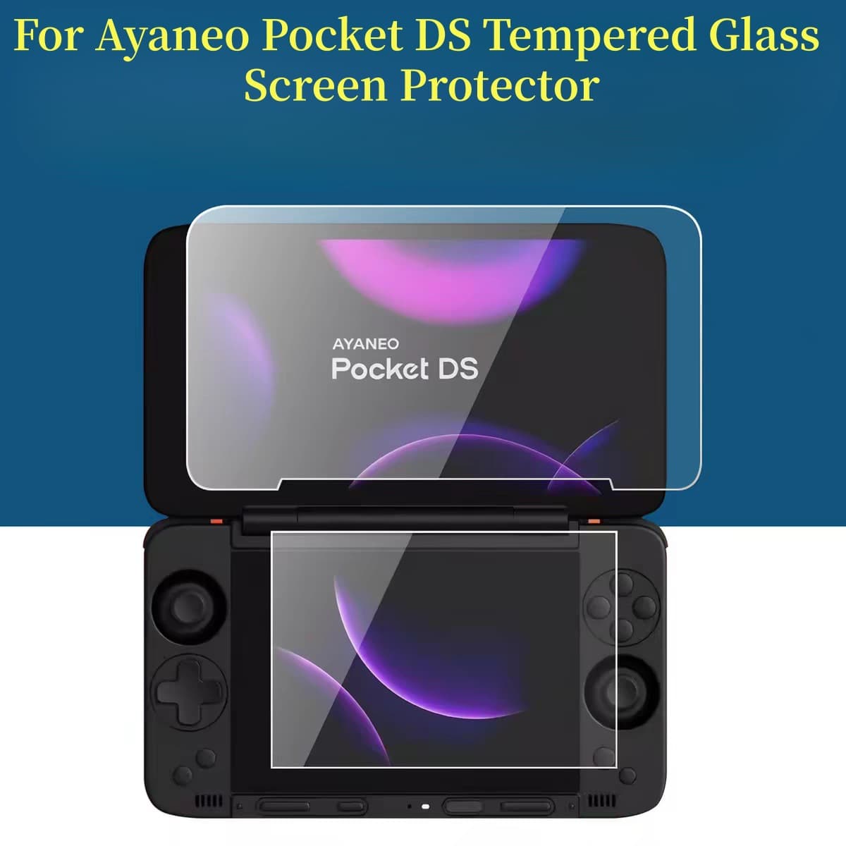 AYANEO Pocket DS Game Console Protective Film PocketDS Dual Screen Handheld Console HD Tempered Film