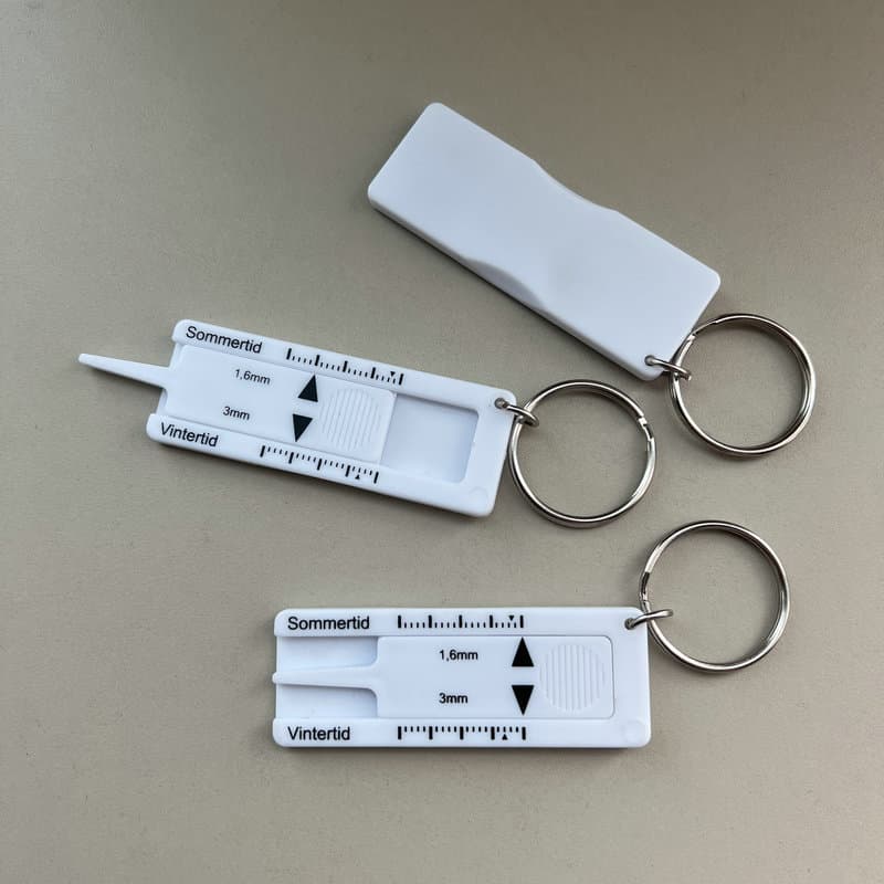 Mini Promotional Tire Tread Measurer, Car Tire Tread Depth Gauge