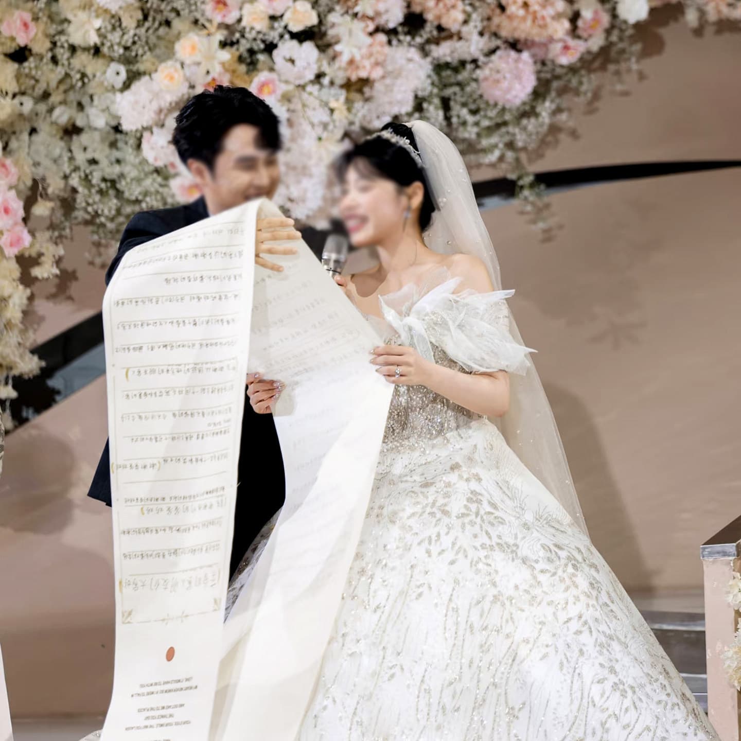 Vow book wedding supplies wedding vow book text extra long vow wedding vow card handwritten engagement book banner