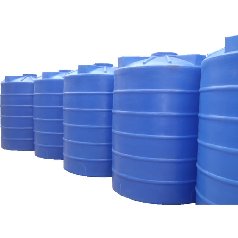 Manufacturer Supplies Water Treatment HDPE 5-ton Plastic Water Tank, Construction Site Large Capacity Water Storage Tank with Lid, Industrial Barrel