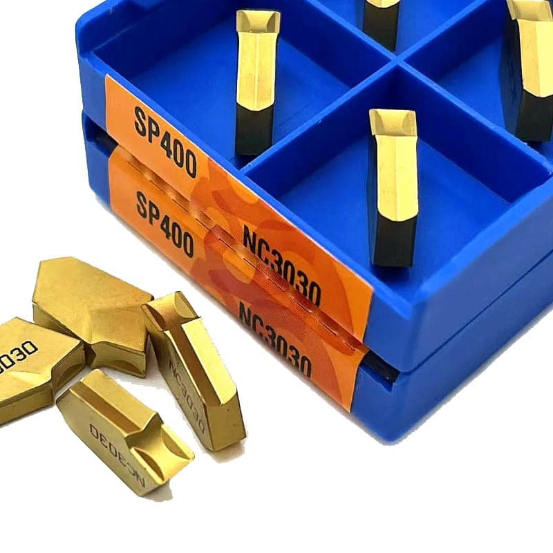 Cross-border SP400 NC3020 NC3030 PC9030 Grooving and Cutting Tools Carbide Inserts for Export