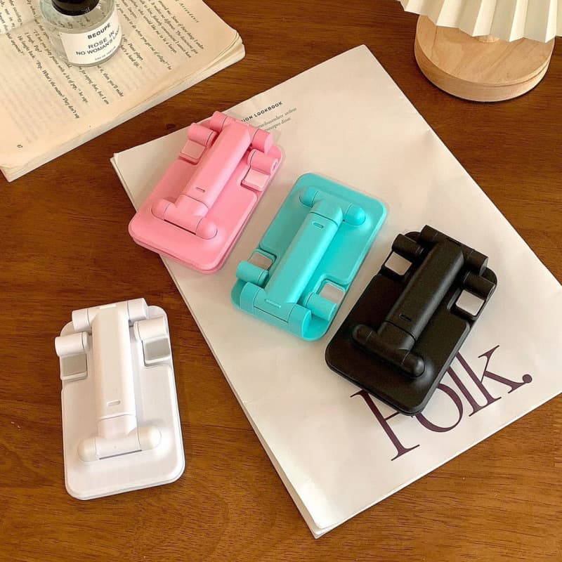 Popular mobile phone stand folding telescopic desktop lazy tablet live broadcast portable stand gift manufacturer direct supply