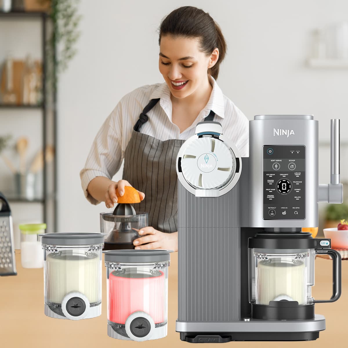 New hot-selling product suitable for Ninja Swirl NC700 NC701 series ice cream machine lid cup