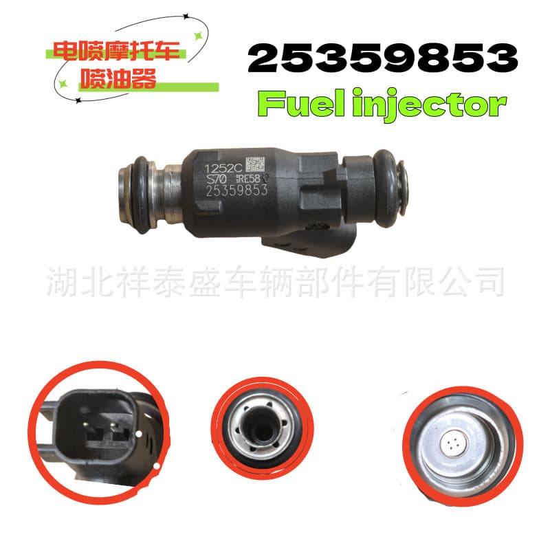 25359853 Delphi Efi Benelli Cf250 Motorcycle Four-Hole Round Plug 250Cc Fuel Injector