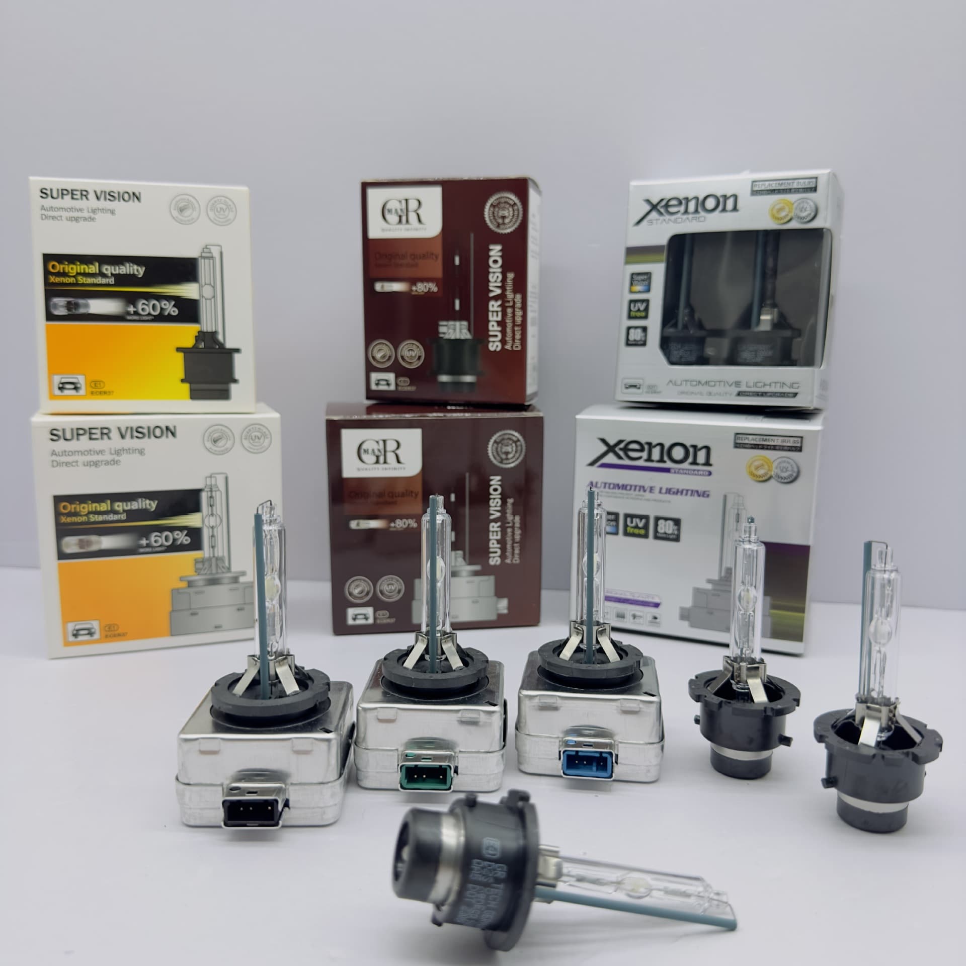 New model xenon headlights for G200 C200L E260 E300L R350, D1S D1R all-metal xenon bulbs