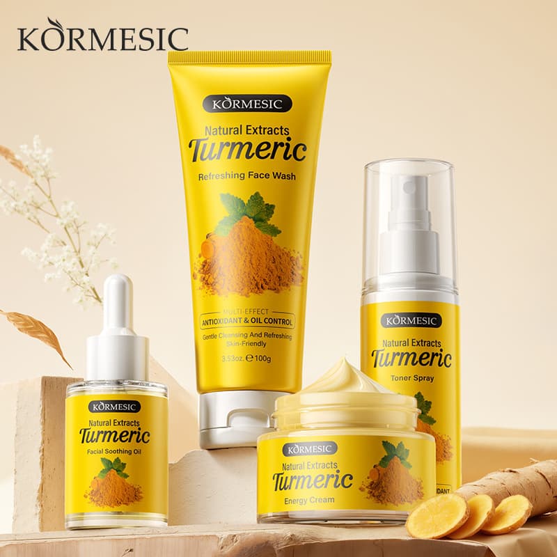 KORMESIC Turmeric Skincare Series - Moisturizing, Cross-border Trade Factory Wholesale