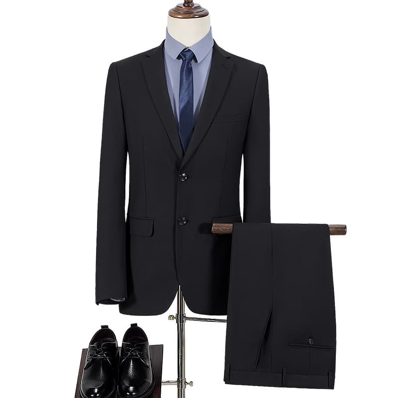 Suit suit men's spring and autumn professional business interview formal wear groom's best man's suit full set casual men's clothing on behalf of