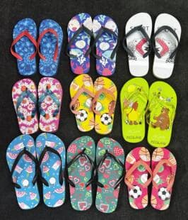 In-Stock Surplus Assorted Children's Flip Flops Foam Sandals Wholesale Street Stall Export Night Market