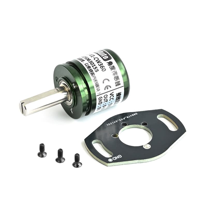 Contactless Hall Angle Sensor | No Dead Zone | 0-360 Degrees | 0-5V Output | P3022-V1 Rotary Angle
