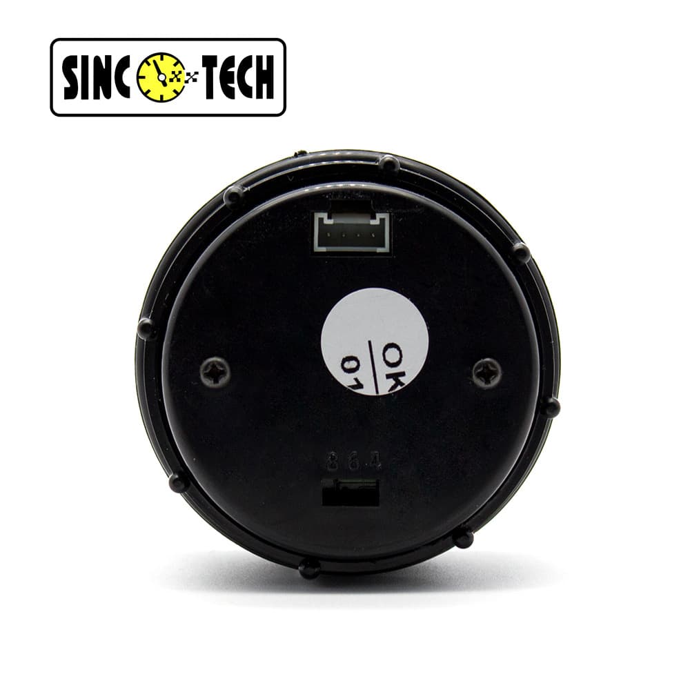 2-Inch 52MM Smoked Lens Digital LED Blue Light Air Fuel Ratio Gauge 12V Car Modification Meter with Oxygen Sensor