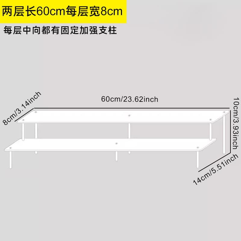 Acrylic Figure Display Stand Blind Box Multi-layer Step Storage Rack Organic Glass 3mm Standard Model Display Shelf