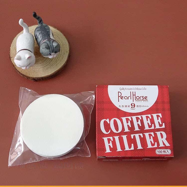 Coffee filter paper round 100 pieces Vietnamese pot filter paper No. 3 No. 6 No. 9 Moka pot filter paper drip filter Aeropress filter paper