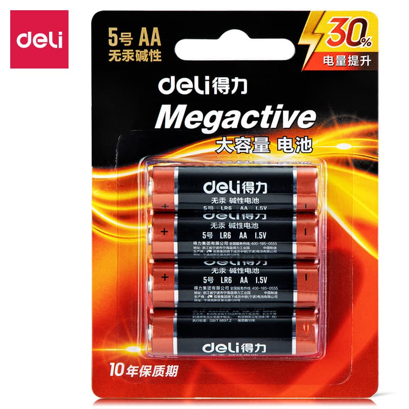 Deli 18501 alkaline battery TV remote control mouse ear thermometer blood pressure monitor wall clock oximeter etc. No. 5