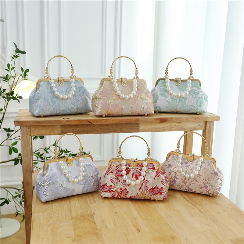 Cheongsam Bag Handbag Shoulder Crossbody Bag Gift Bag Show Bag Women's Bag Evening Bag Clutch Bag womenbag