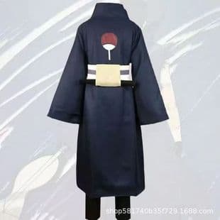 Naruto Obito Cosplay Costume Uchiha Obito Cosplay Clothes White Mask Full Set Factory Direct Wholesale