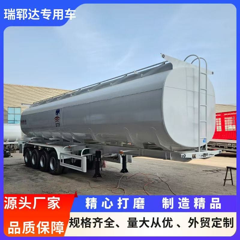 Non-hazardous goods tank semi-trailer, liquid transport semi-trailer, 40 cubic meter oil tanker, tanker manufacturer, truck head