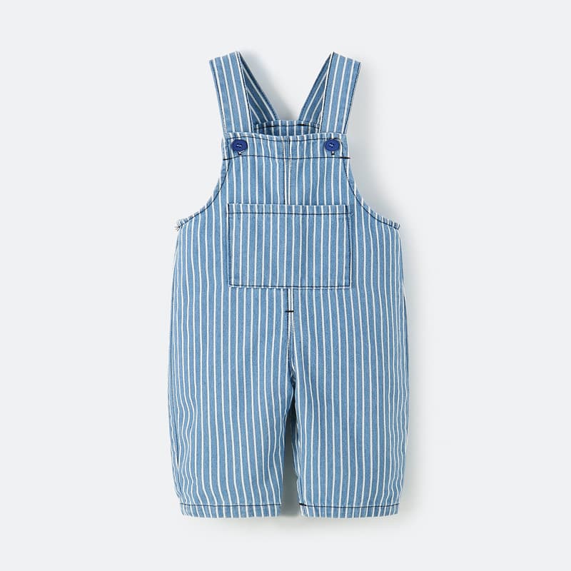 Spring and Autumn male baby, small month old baby casual clothes, autumn striped fashion, Korean style, fashionable baby overalls