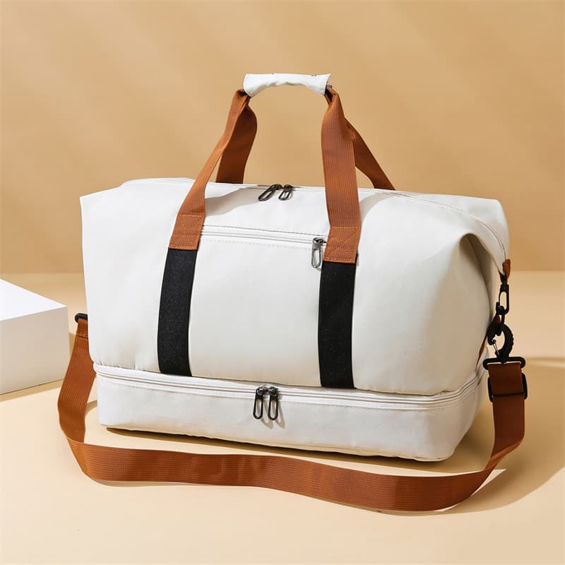 Cross-Border Portable Travel Bag for Women, Large Capacity Short-Distance Hiking Trolley Carry-On Bag, Yoga Swimming Gym Bag