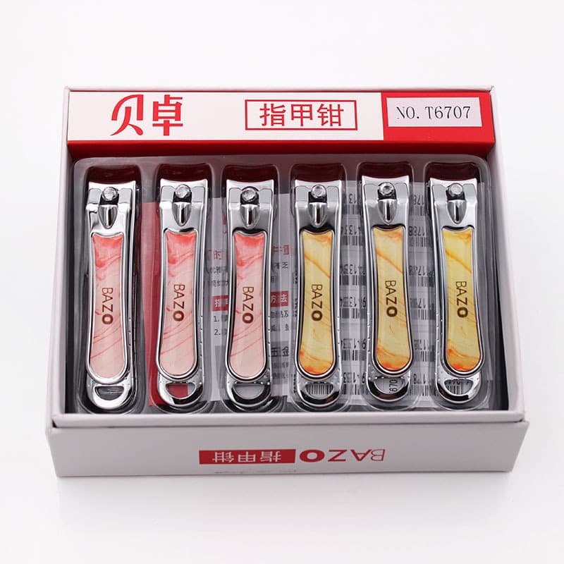 Bezo Nail Clippers Stainless Steel Nail Clippers Nail Clippers Nail Groove Toenail Flat Box Manicure Tools Gifts