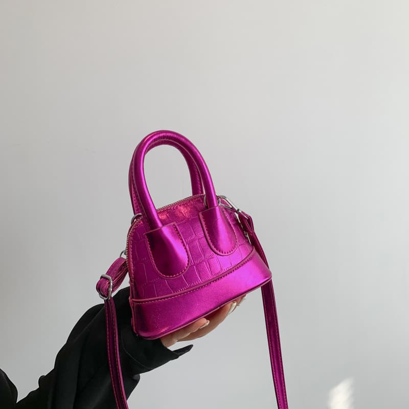 Korean Style Women's Shoulder Bag 2023 Niche Design Western Style Mini Shell Bag Summer Simple Girl Crossbody Bag