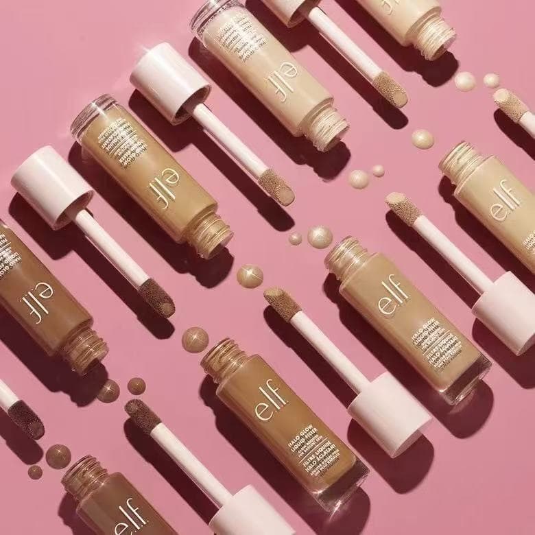 Cross-border Elf Halo Glow multi-purpose facial gloss essence liquid foundation, long-lasting makeup primer 31.5ml