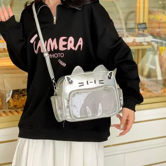 Backpack, one pack, multi-purpose, lightweight, large-capacity shoulder bag, sweet and versatile, girly bag, student crossbody bag