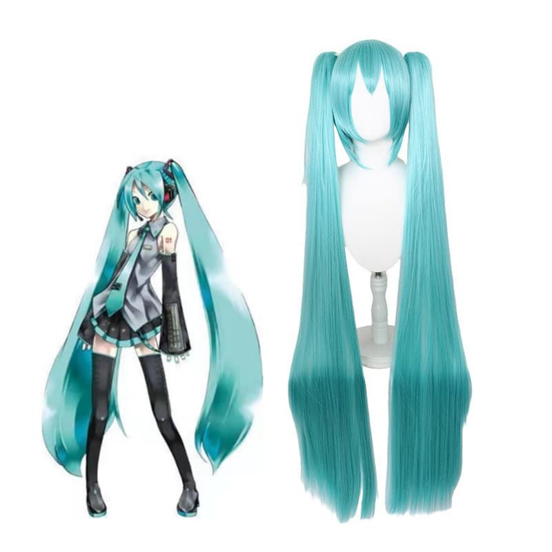 Vocaloid Aqua Blue Hatsune Miku Wig Cosplay Factory Wholesale