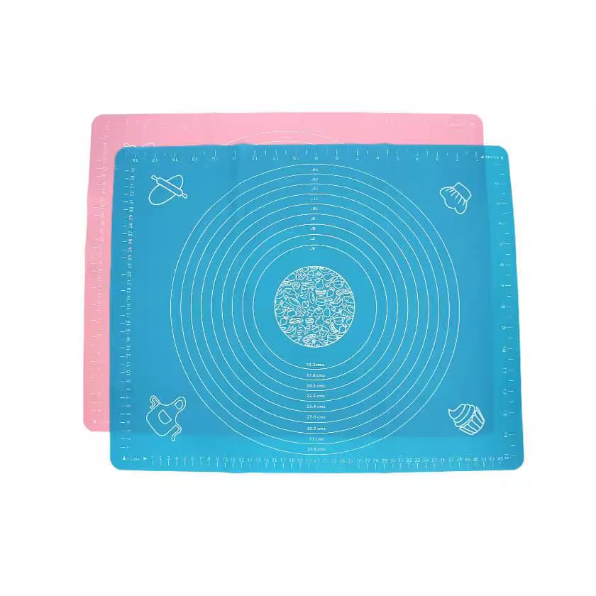 Food-grade silicone kneading mat, cross-border kitchen silicone pizza mat, large size, food-grade kneading mat.