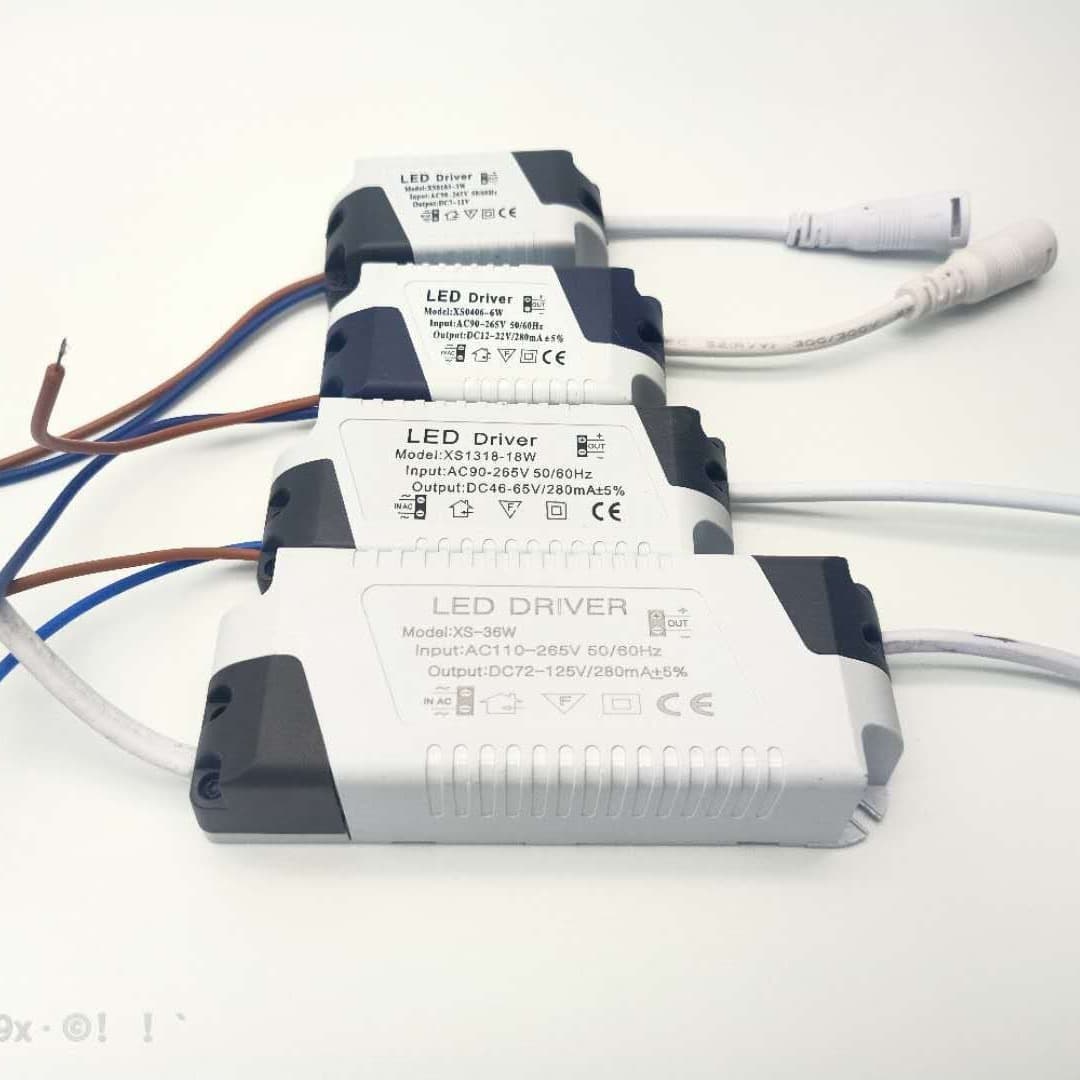Direct Supply LED Driver Power Supply 3W 4-7W 8-12W 15W 18W 24W Constant Current Driver for Ceiling Lights Downlights Panel Lights