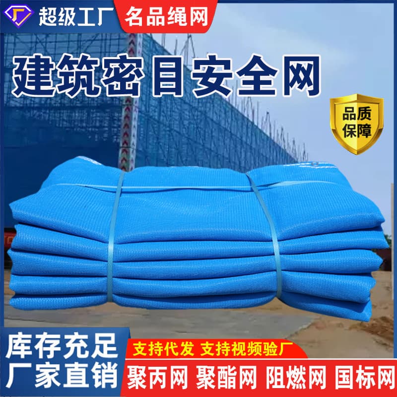 Dalian Blue Safety Net, Sun-resistant Protective Net, Flame Retardant Fine Mesh, Fall Arrest Net, Sea Blue Construction Net Protective Net
