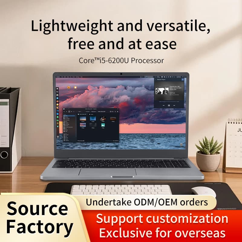 15.6 inch Laptop AMD R5 Office Education Computer
