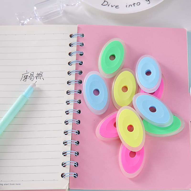 Erasable Rubber Eraser For Students Specialized Silicone Eraser For Neutral Pen Use Durable Office School Supplies