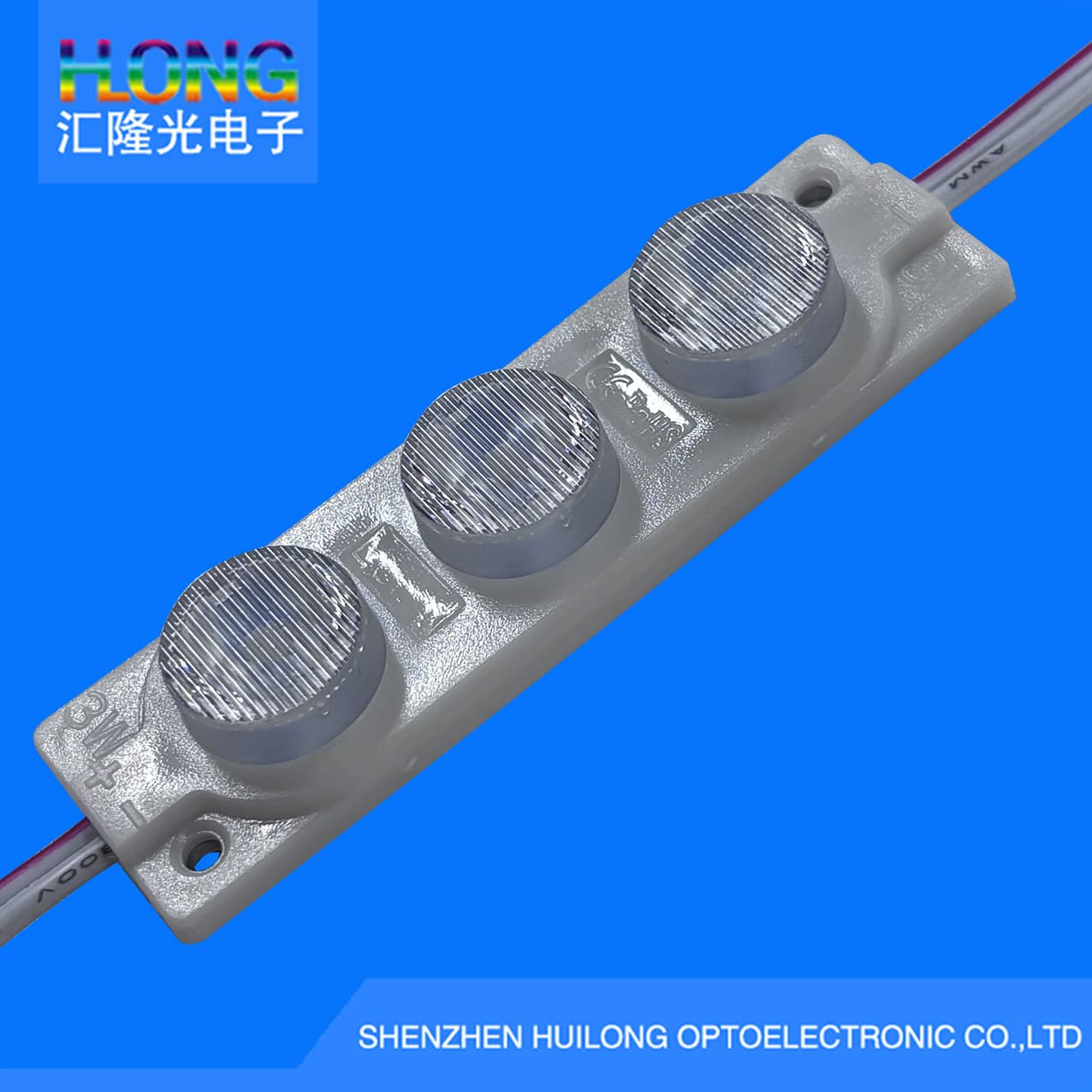 LED Side-Lighting Module 3-Lamp 3W High-Brightness Injection-Molded Module DC12V Advertising Light Box Light Source, Wholesale from Manufacturer