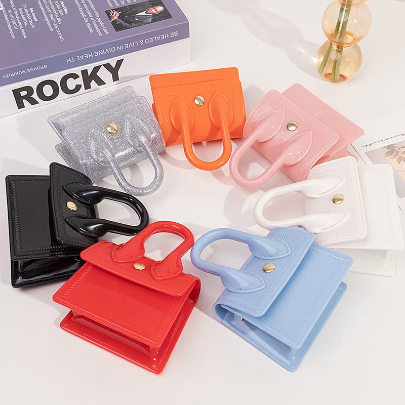 2023 New Women's Jelly Handbag Mini Crossbody Shoulder Bag Fresh Cute Style Small Red Lip Bag Export Quality Craftsmanship