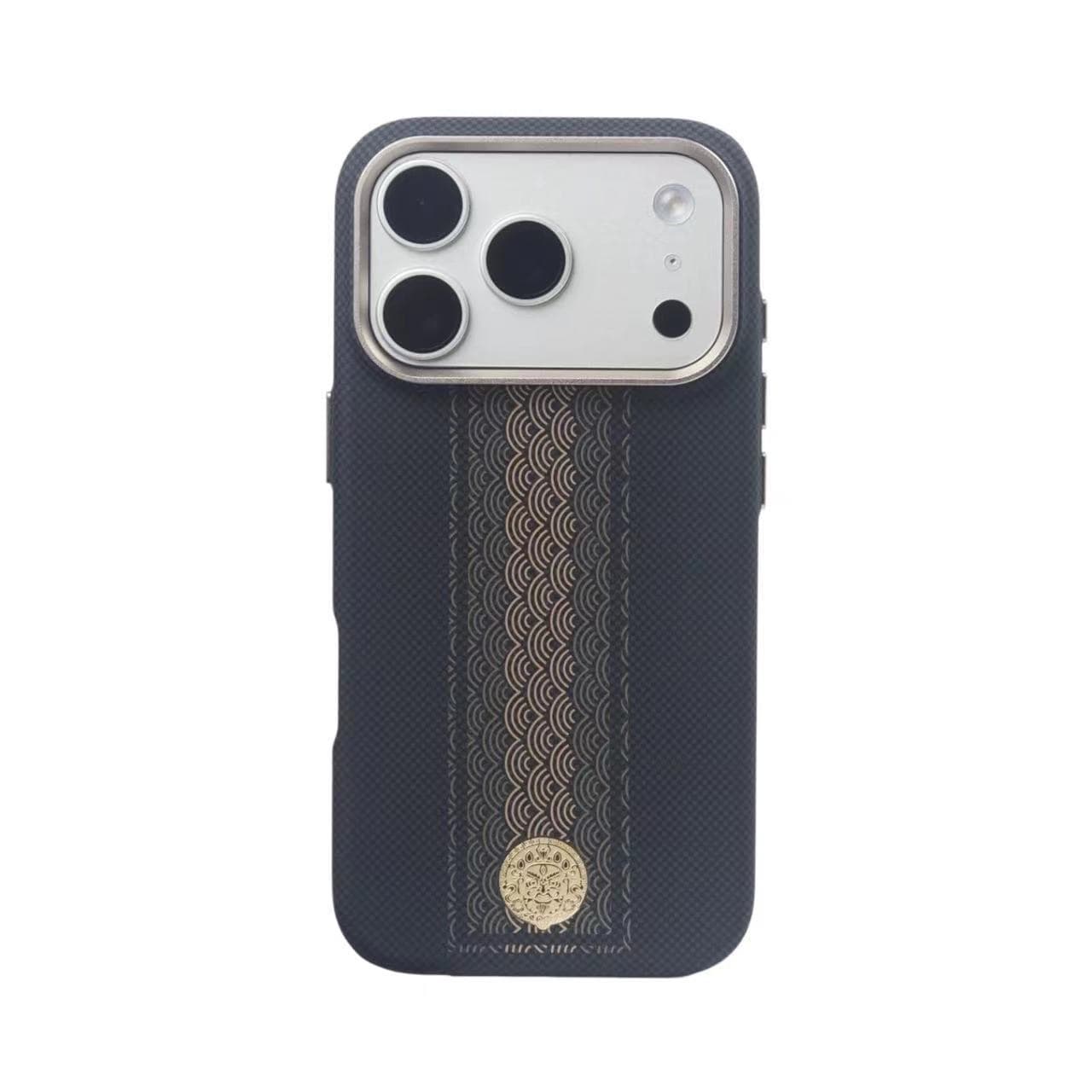 Suitable for iPhone 17 Pro Max Caishen Phone Case Apple 16 Lightweight Braided Magnetic Large Hole PC Hard Case Factory