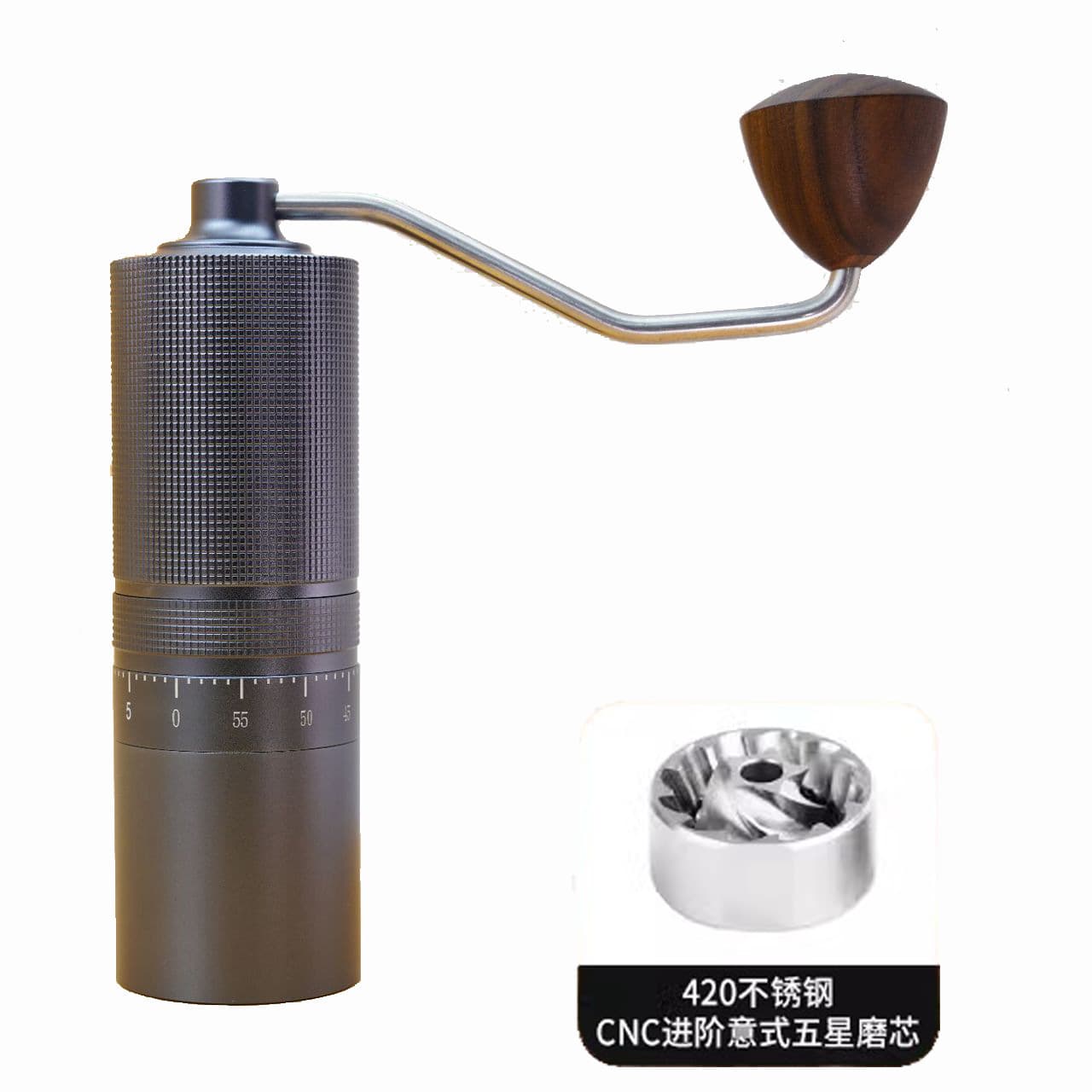Cross-border Hand Coffee Grinder Manual Bean Mill CNC420 Steel Core Pour-over