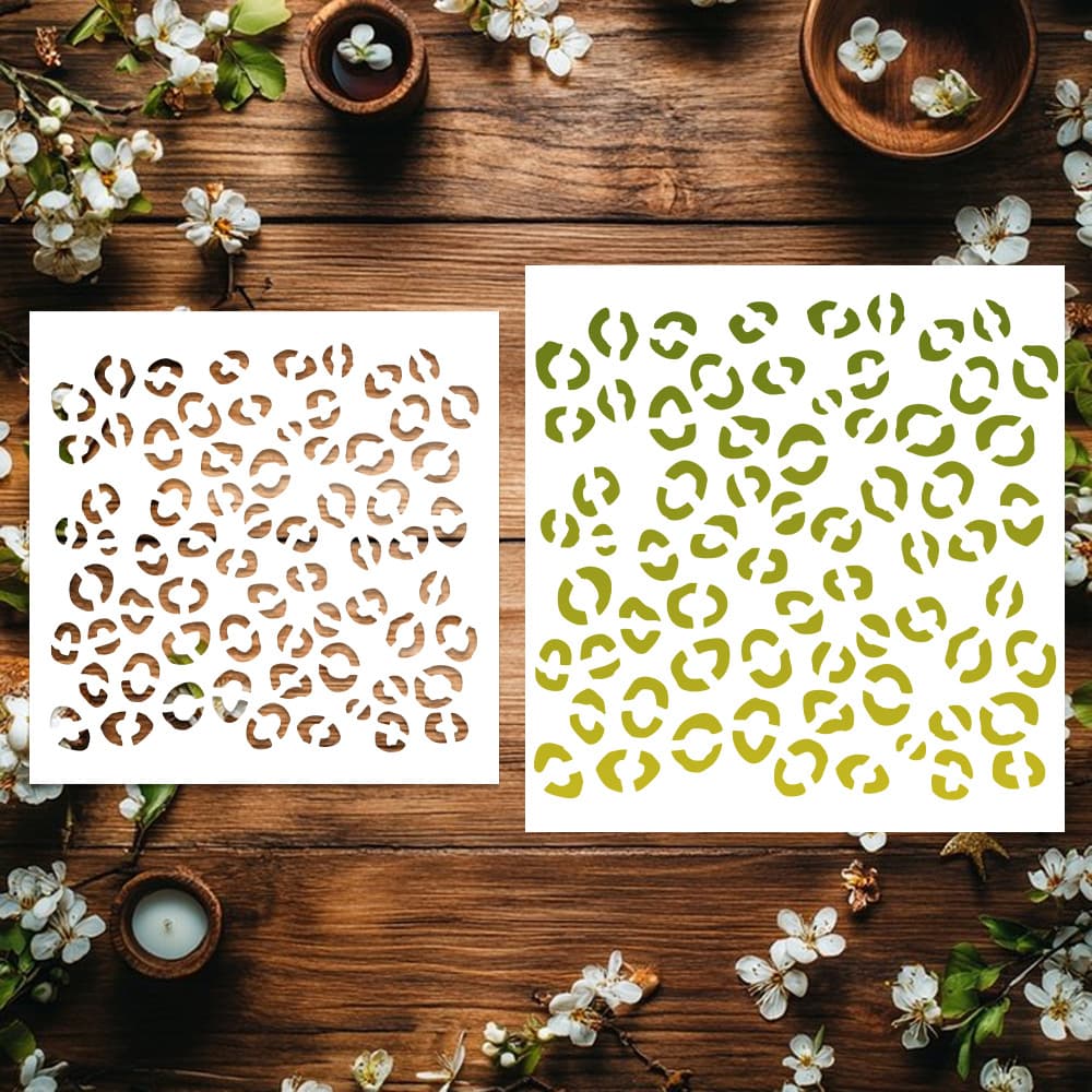 Painting Hollow PET Template 20251030-24 Pattern Hand Account Decoration Spray Painting Paper Art DIY Drawing Tracing Board