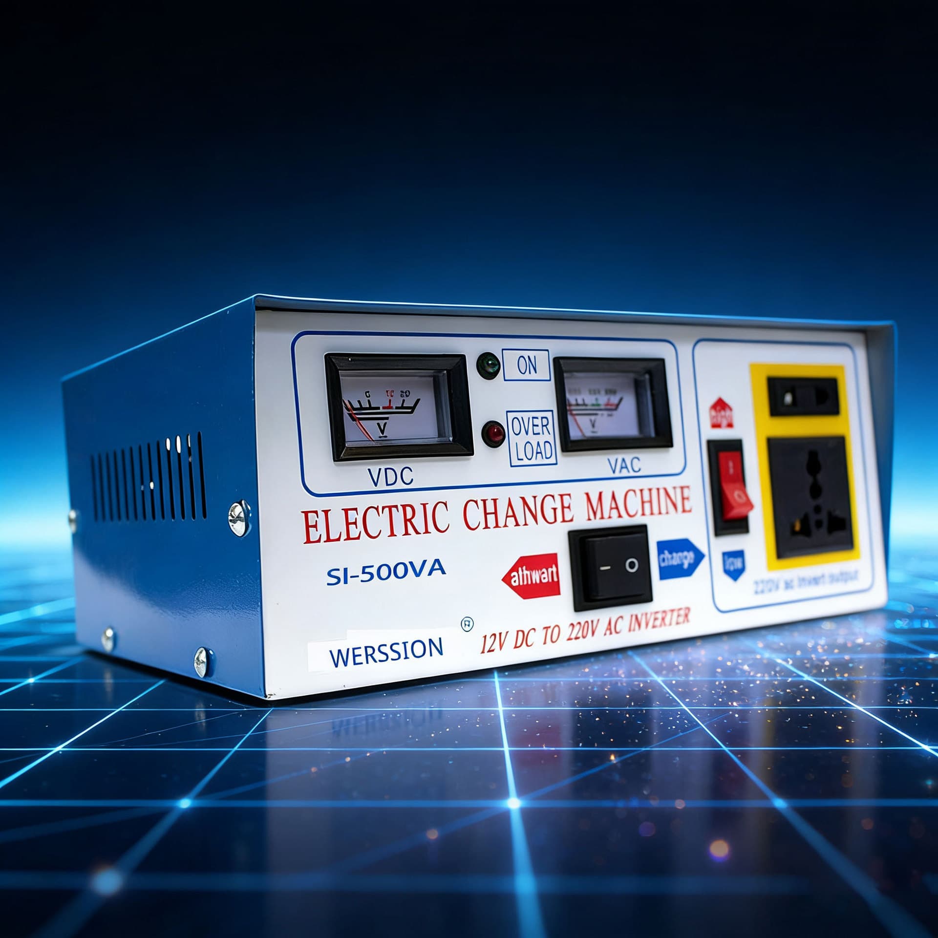 Weidu 12V to 220W solar square wave car charging dual-purpose converter power charging inverter all-in-one machine