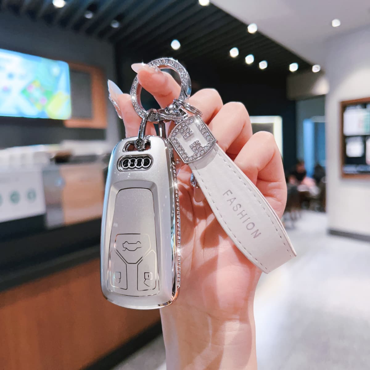 Premium Audi A6L Key Case for A4L Old Model Q5 A5 A7 A8 Q7/Q2L Q3 A3 High-End 2022
