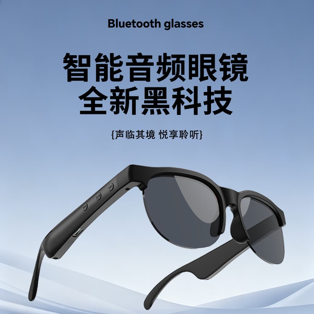 [Smart Glasses] 2025 New Wireless Bluetooth Earphone with Ultra-Clear Calling and Glasses (2-in-1)
