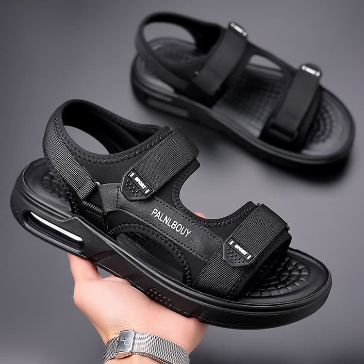 Men's Sandals 2026 New Soft Sole Cushion Beach Shoes, Genuine Leather Casual Dual-Purpose Sandals, Trendy