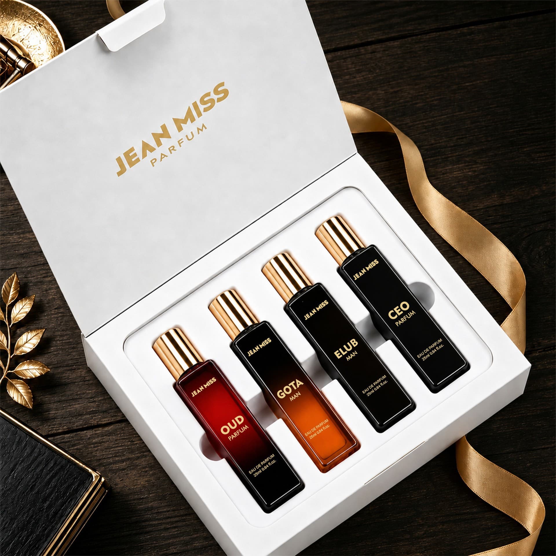 JEAN MISS Men's Perfume Set Feromon Perfume Long-Lasting Fragrance Gift Box Women's Perfume Cross-Border